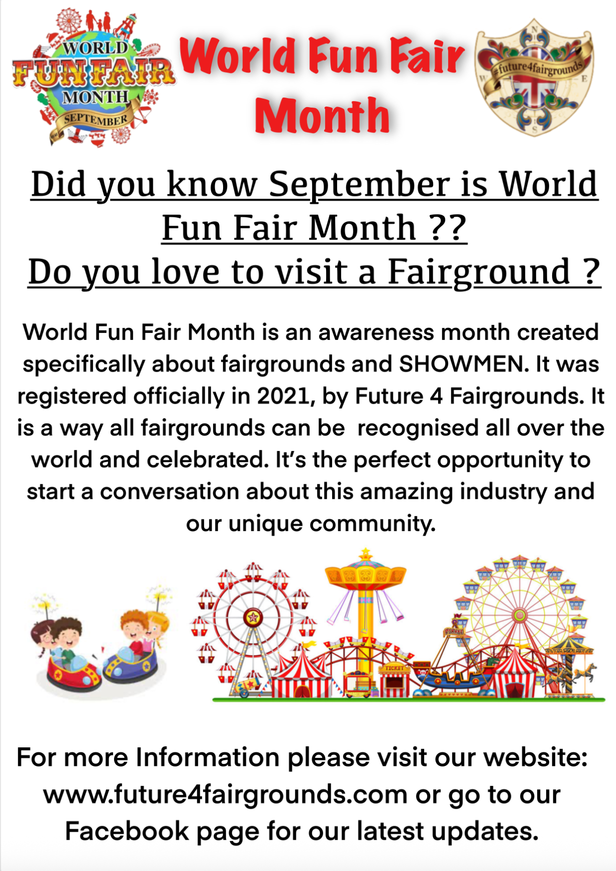World Fun Fair Month Poster